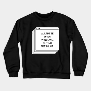 Open Windows Crewneck Sweatshirt